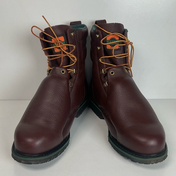 Vintage Wolverine Hy-Test Metatarsal Guard Boots 12 D Steel Toe USA Made - Picture 2 of 15